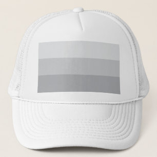 Casquette Gris argenté rayé