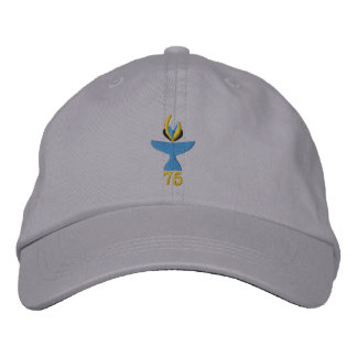 Casquette gris avec logo brodé