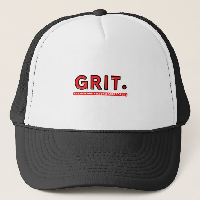 Casquette GRIT - Passion et persévérance pour la vie (Devant)