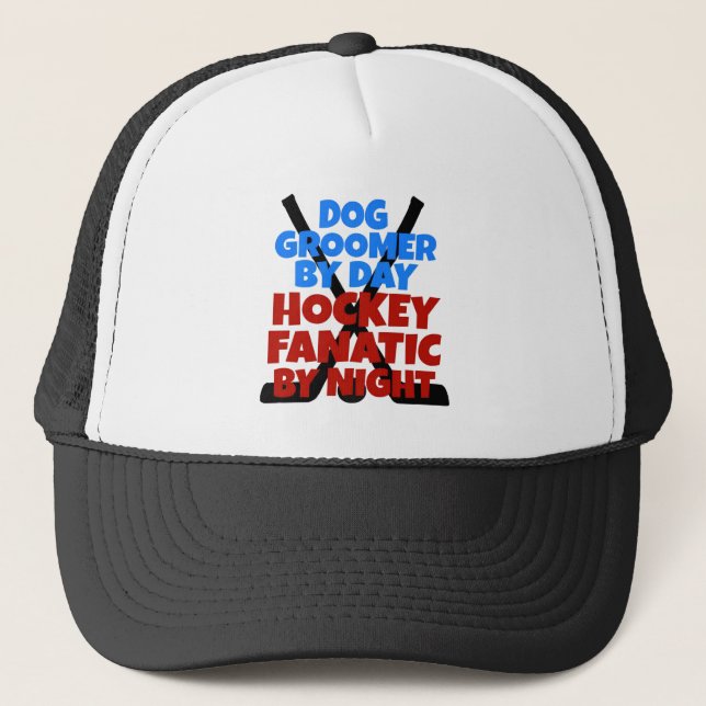 Casquette Groomer de chiens de hockey (Devant)