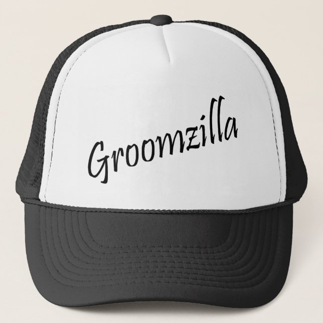 Casquette Groomzilla (noir) (Devant)