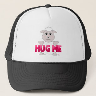 Casquette Gros mouton blanc rose Me serrer