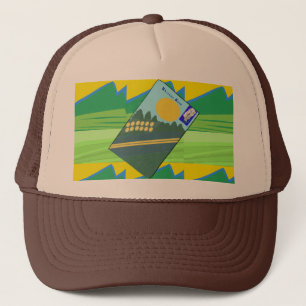 Casquette Gros œufs drôles traversant la route