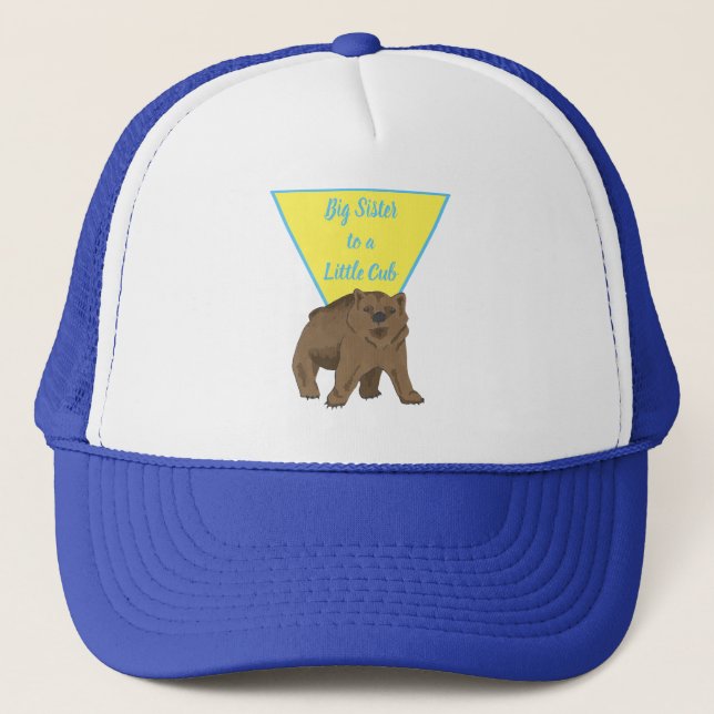 Casquette Grosse soeur Grizzly Bear Cub (Devant)
