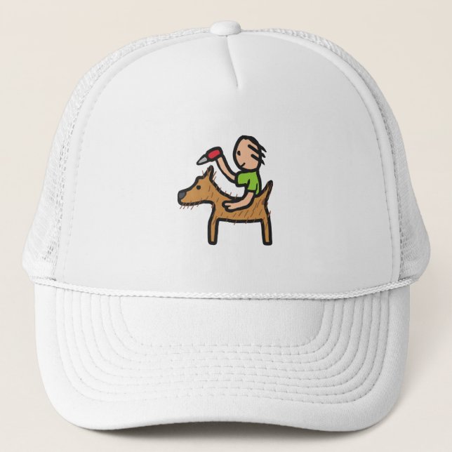 Casquette Grossissement de chien (Devant)
