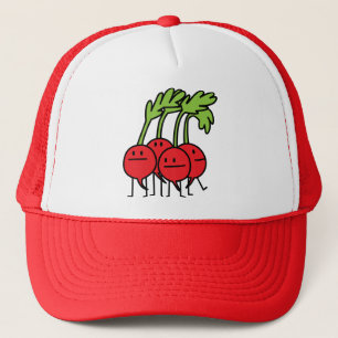 Casquette Groupe heureux de radis - radis étant heureux !