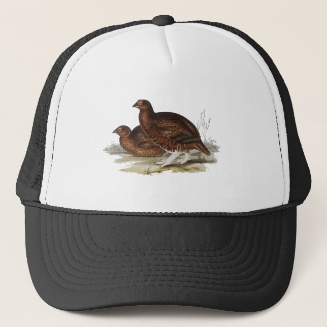 Casquette Grouse rouge (Devant)