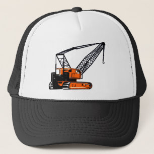 Casquette Grue de construction orange