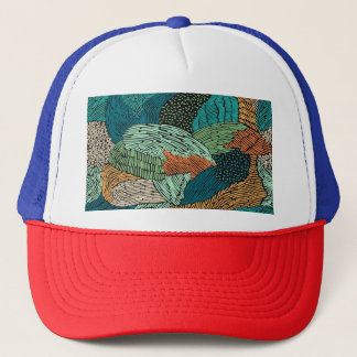 Casquette Grunge Abstrait : Conception Motif transparente.