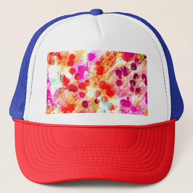 Casquette Grunge couleur point texture arrière - plan (Devant)