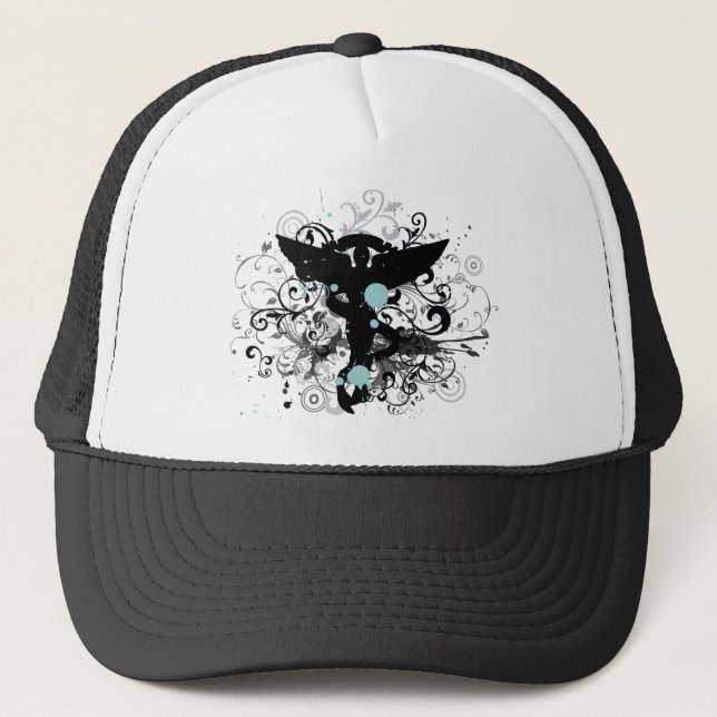 Casquette grunge de camionneur de chiropractie de (Devant)