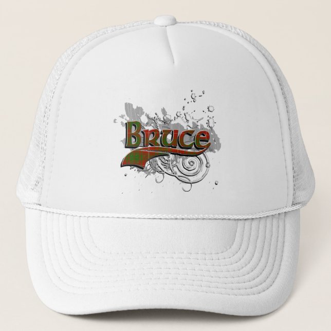 Casquette Grunge de tartan de Bruce (Devant)