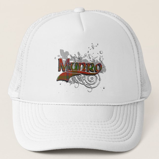 Casquette Grunge de tartan de Munro (Devant)