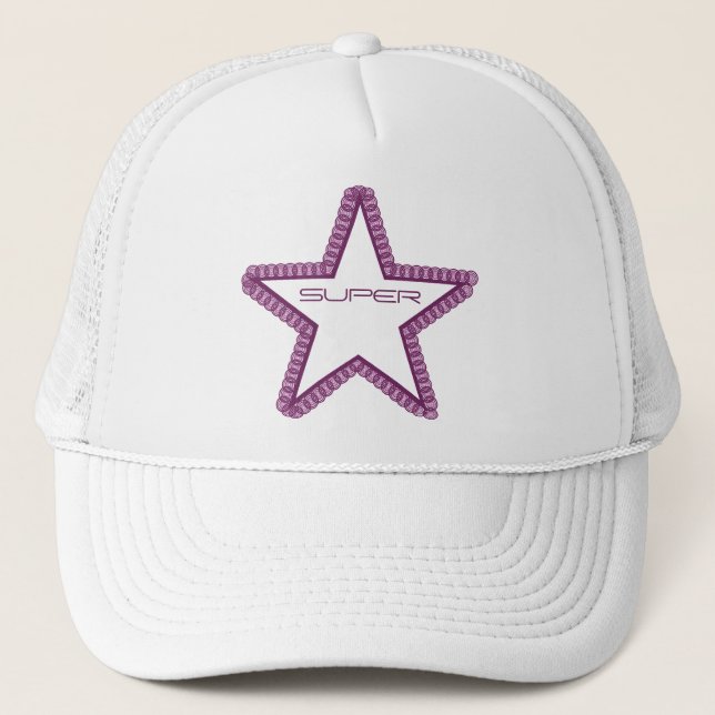 Casquette Grunge Superstar Casquette, Violet (Devant)