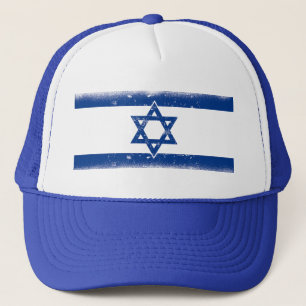 Casquette Grungge du drapeau israélien