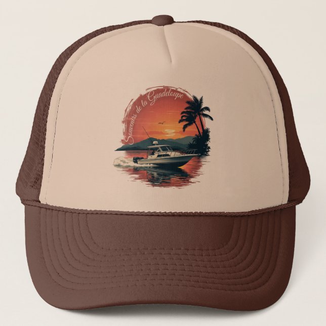 Casquette Guadeloupe Sunset | Cap (Devant)