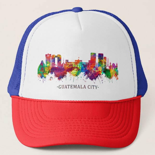 Casquette Guatemala City Guatemala Skyline (Devant)