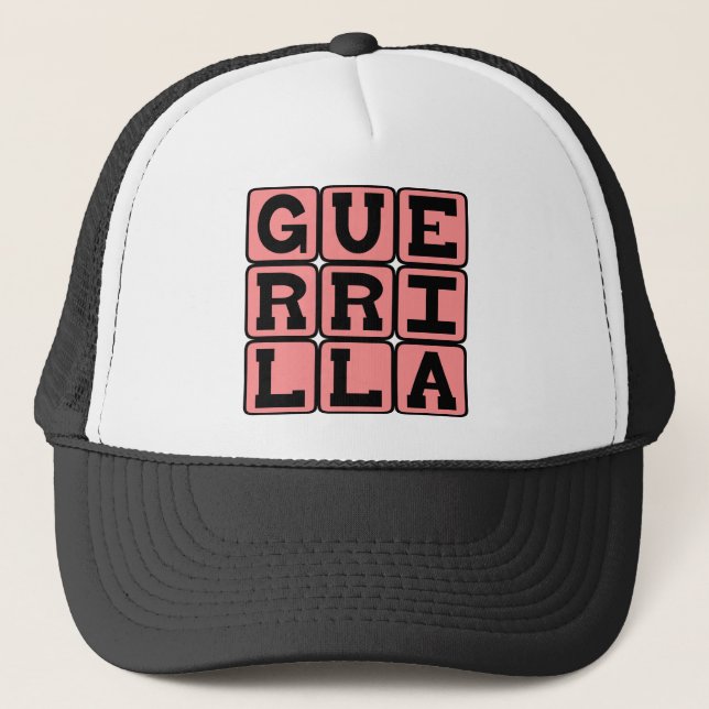 Casquette Guérilla, Style de guerre (Devant)