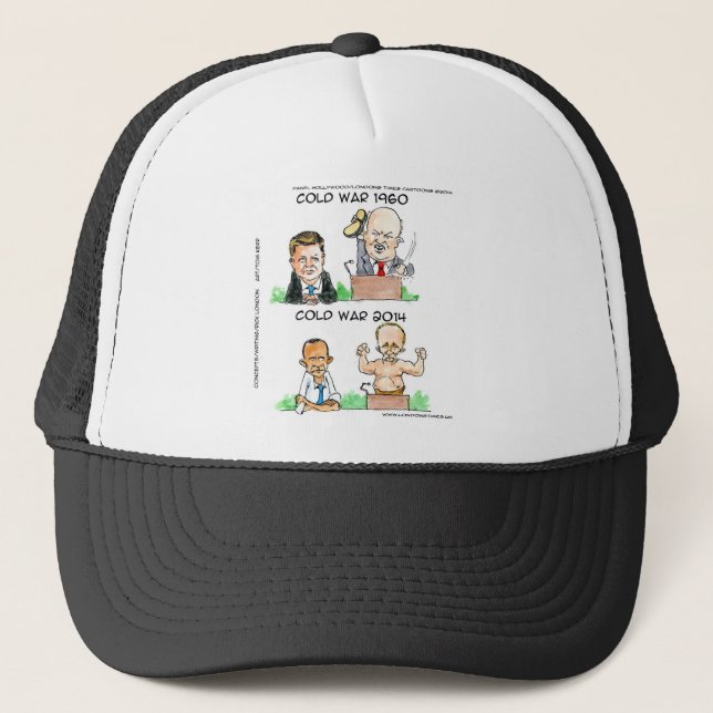 Casquette Guerres froides de 1960 et 2014 Drôle (Devant)