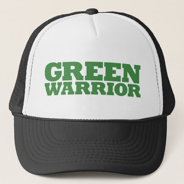 Casquette Guerrier vert - vert (Devant)