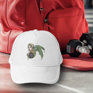 Casquette Guerrière Elfe Dragon Fantastique Magique Médiéval