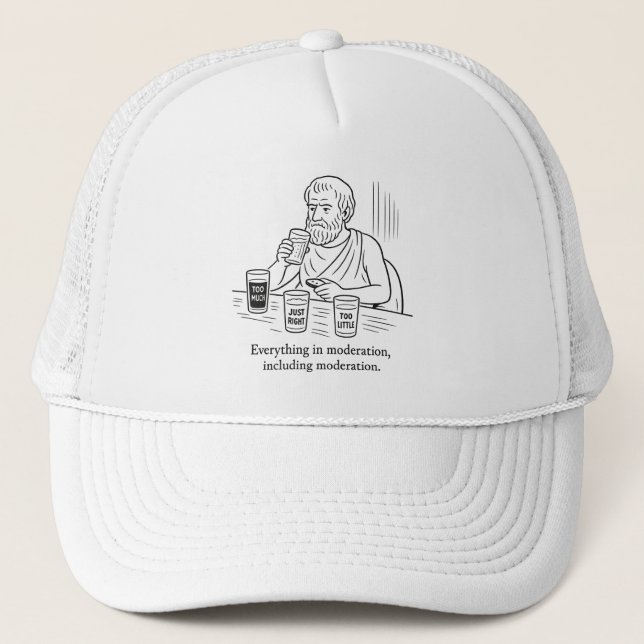 Casquette Guide d'Aristote pour la modération (Devant)
