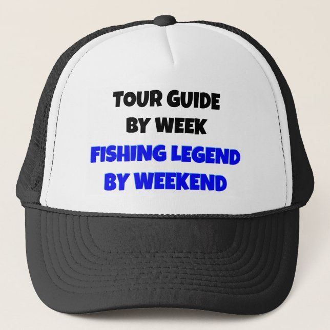 Casquette Guide de visite Légende de pêche (Devant)