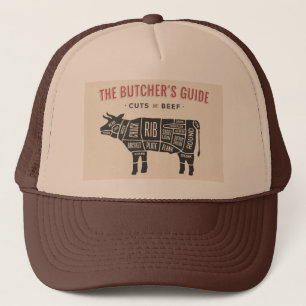 Casquette Guide des bouchers Coupes de boeuf