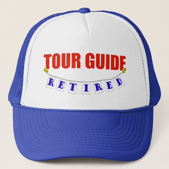 Casquette Guide touristique retraité (Devant)