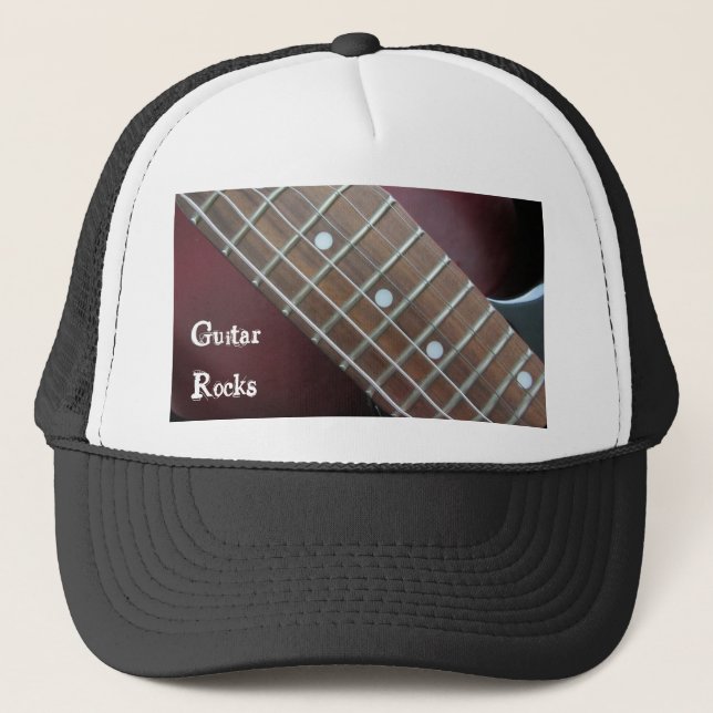 Casquette Guitare Électrique - Guitare Rocks (Devant)