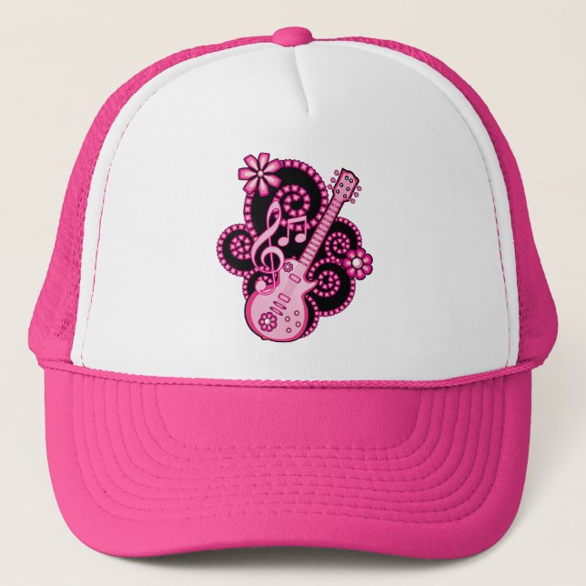 Casquette Guitare Girlie (Devant)