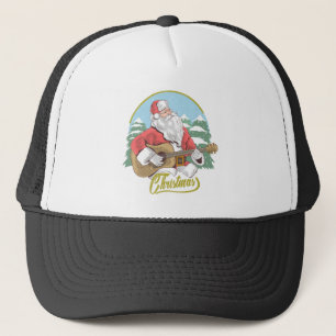 Casquette Guitare Jouant au Père Noël Noël
