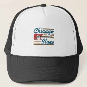 Casquette Guitare musicienne de Chicago Blues