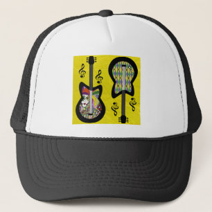 Casquette Guitares colorées Mardi Gras