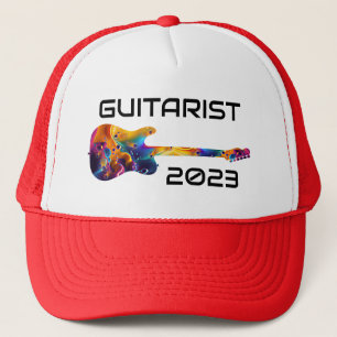 CASQUETTE GUITARIST 2023 COLORFUL GUITAR BAND GIFT
