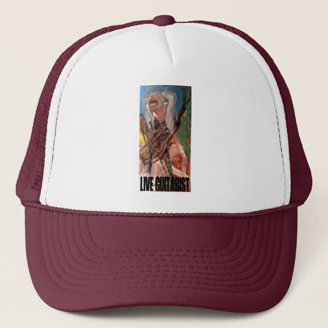 CASQUETTE GUITARISTE EN LIVE (Devant)