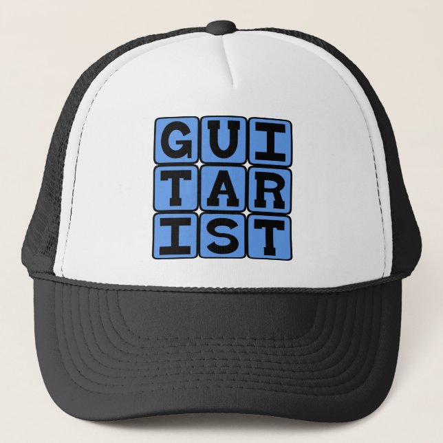 Casquette Guitariste, musicien à cordes (Devant)