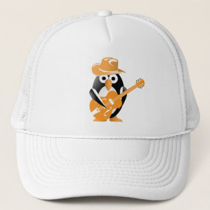 Casquette Guitariste pingouin