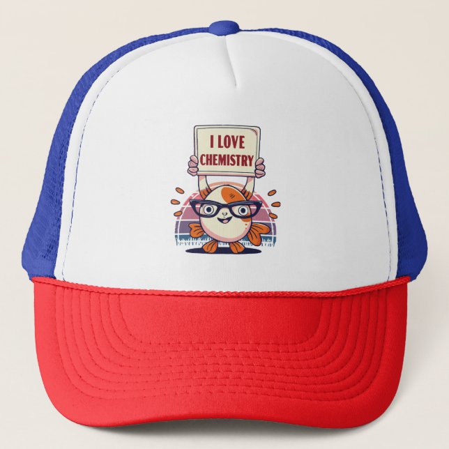 Casquette Guppies et chimie d'amour (Devant)
