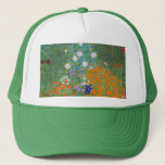 Casquette Gustav Klimt - Jardin des fleurs<br><div class="desc">Jardin aux fleurs - Gustav Klimt en 1905-1907</div>