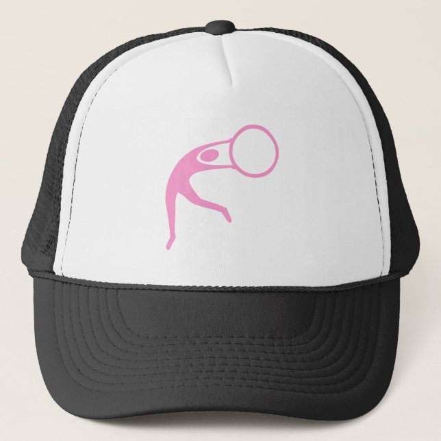 Casquette Gymnastique rythmique - rose (Devant)