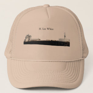 Casquette H. Chapeau de chauffeur Lee White