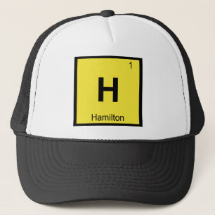 Casquette H - Hamilton New Jersey Chimie Tableau Périodique