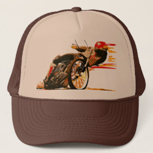 Casquette Habillement impressionnant de moto de speed-way