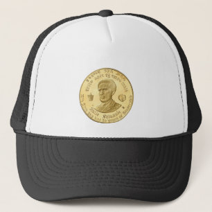 Casquette Haile Selassie - HIM - Jah Rastafari Trucker Cap