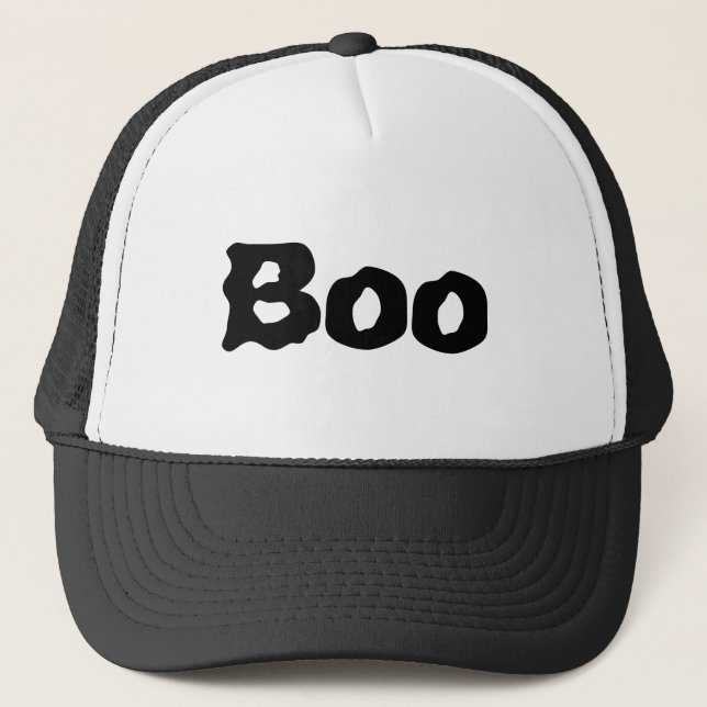 Casquette Halloween "Boo" (Devant)