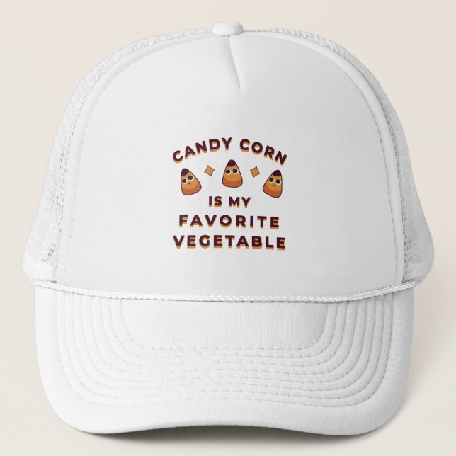 Casquette Halloween Candy Corn (Devant)