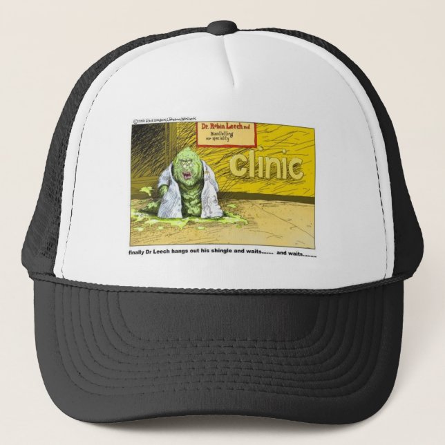Casquette Halloween : Dr Leech n'a pas de clients Cadeaux dr (Devant)