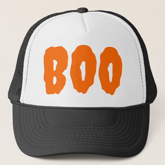 Casquette Halloween effrayant Boo (Devant)