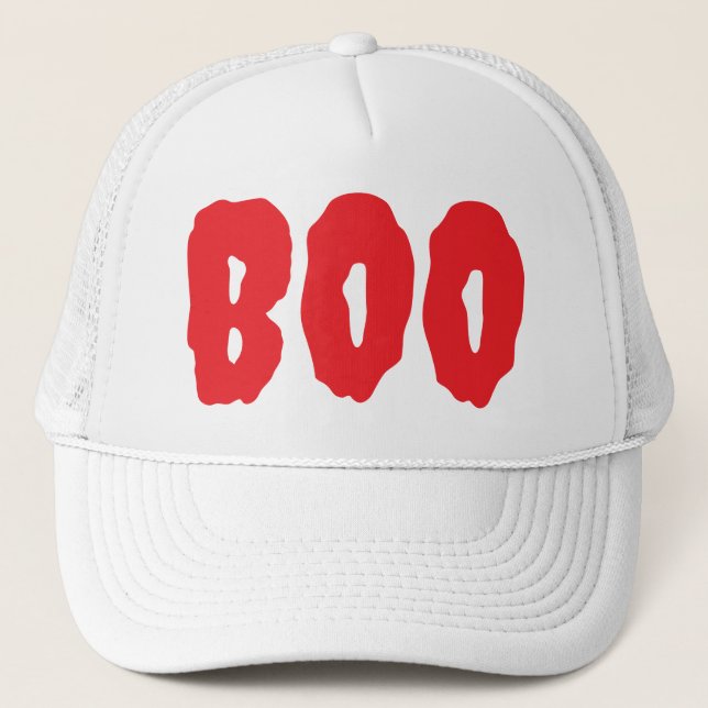 Casquette Halloween effrayant Boo (Devant)